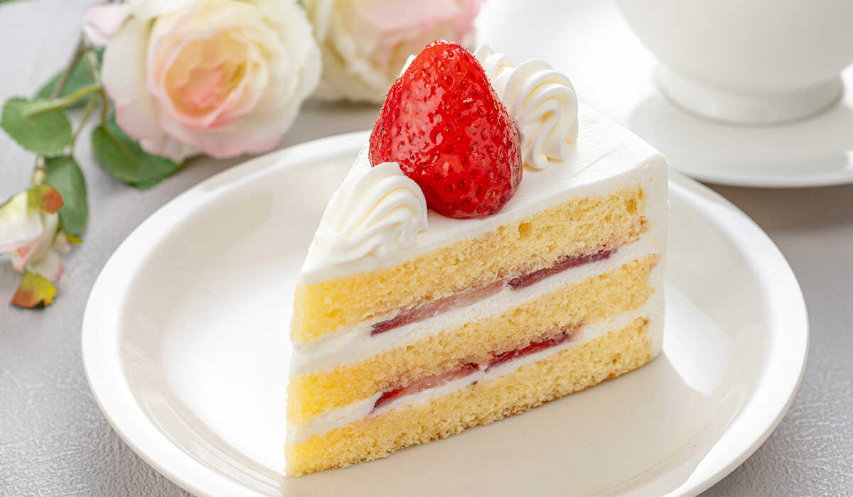 ショート苺ミルククリームケーキ