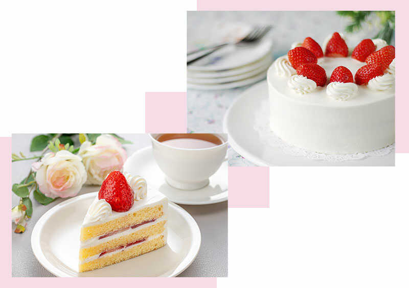 苺ミルククリームケーキ